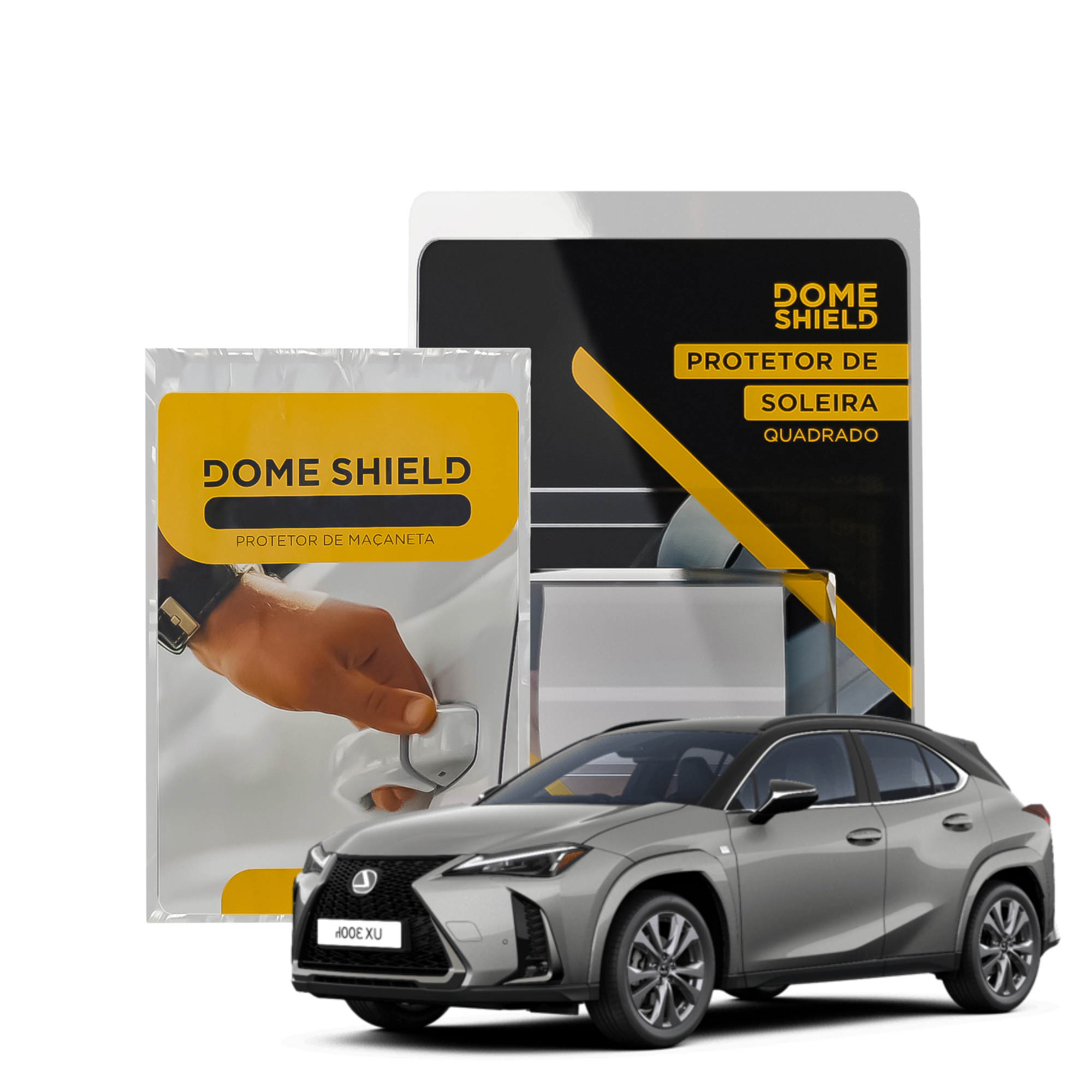 Kit PPF Película de Proteção Premium Maçaneta e Soleira - Lexus UX | Dome Shield