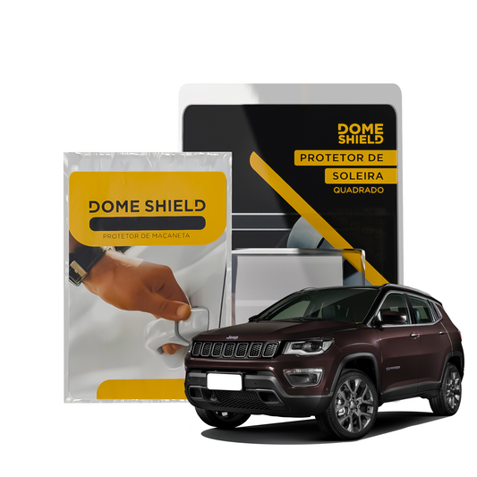 Kit PPF Película de Proteção Premium Maçaneta e Soleira - Jeep Compass | Dome Shield
