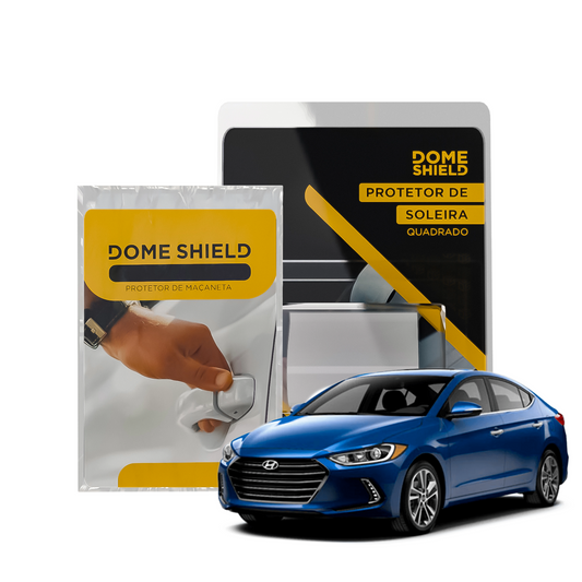 Kit PPF Película de Proteção Premium Maçaneta e Soleira - Hyundai Elantra | Dome Shield