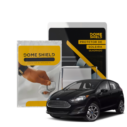Kit PPF Película de Proteção Premium Maçaneta e Soleira - Ford Fiesta | Dome Shield