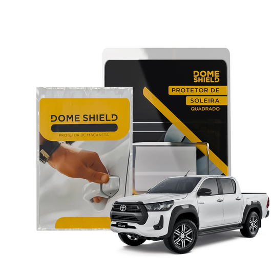 Kit PPF Película de Proteção Premium Maçaneta e Soleira - Toyota Hilux | Dome Shield