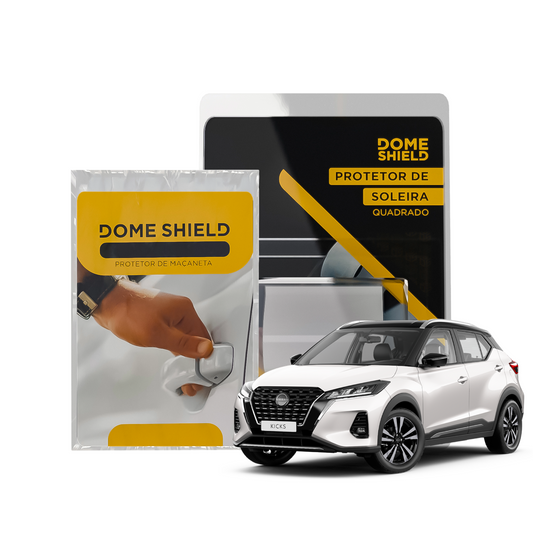 Kit PPF Película de Proteção Premium Maçaneta e Soleira - Nissan Kicks | Dome Shield