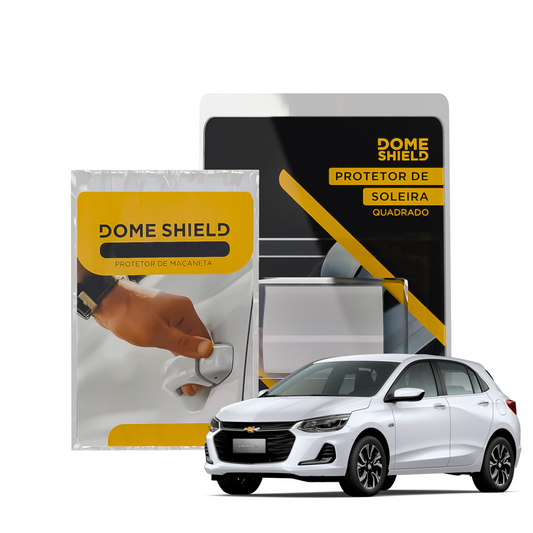 Kit PPF Película de Proteção Premium Maçaneta e Soleira - Chevrolet Onix | Dome Shield