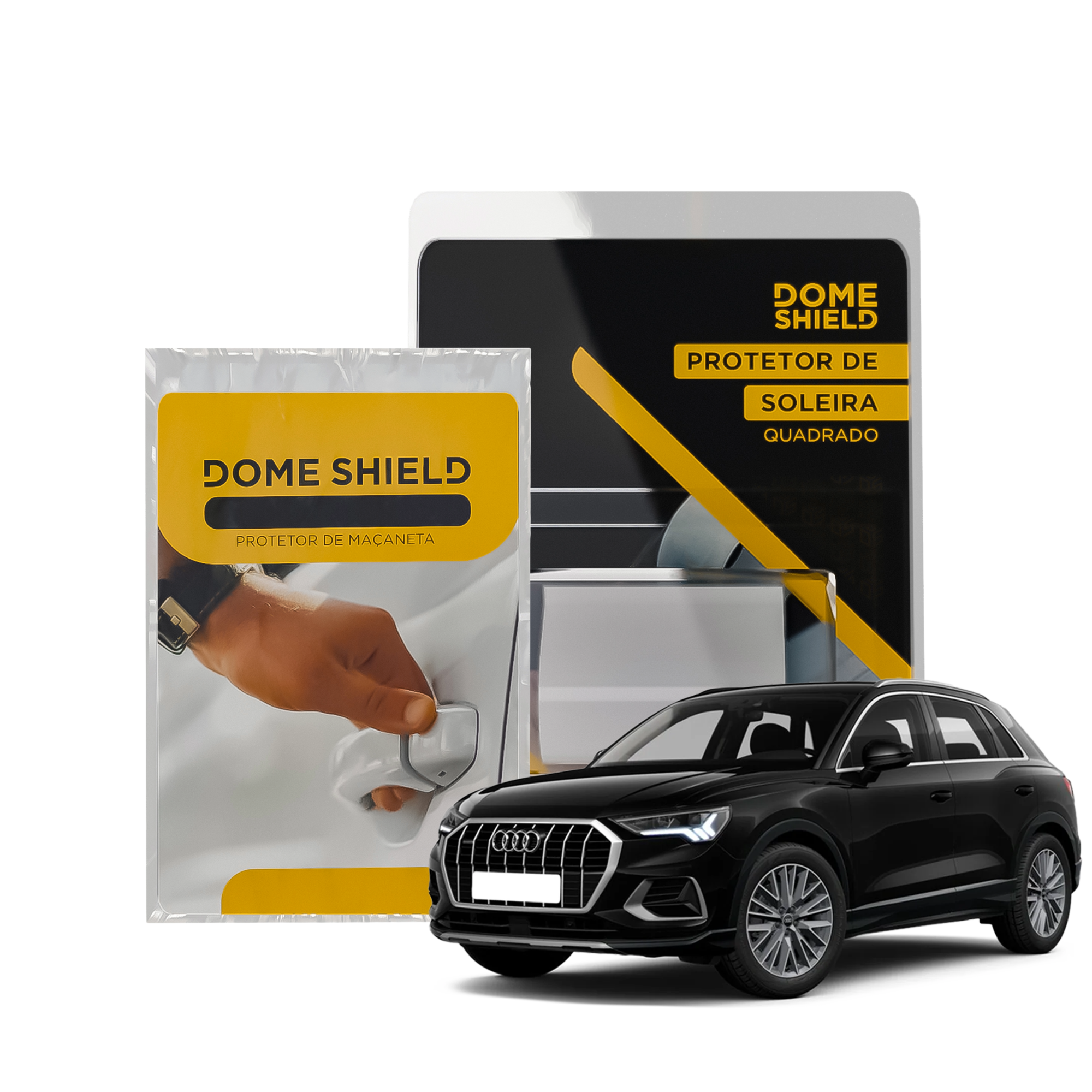 Kit PPF Película de Proteção Premium Maçaneta e Soleira - Audi Q3 | Dome Shield