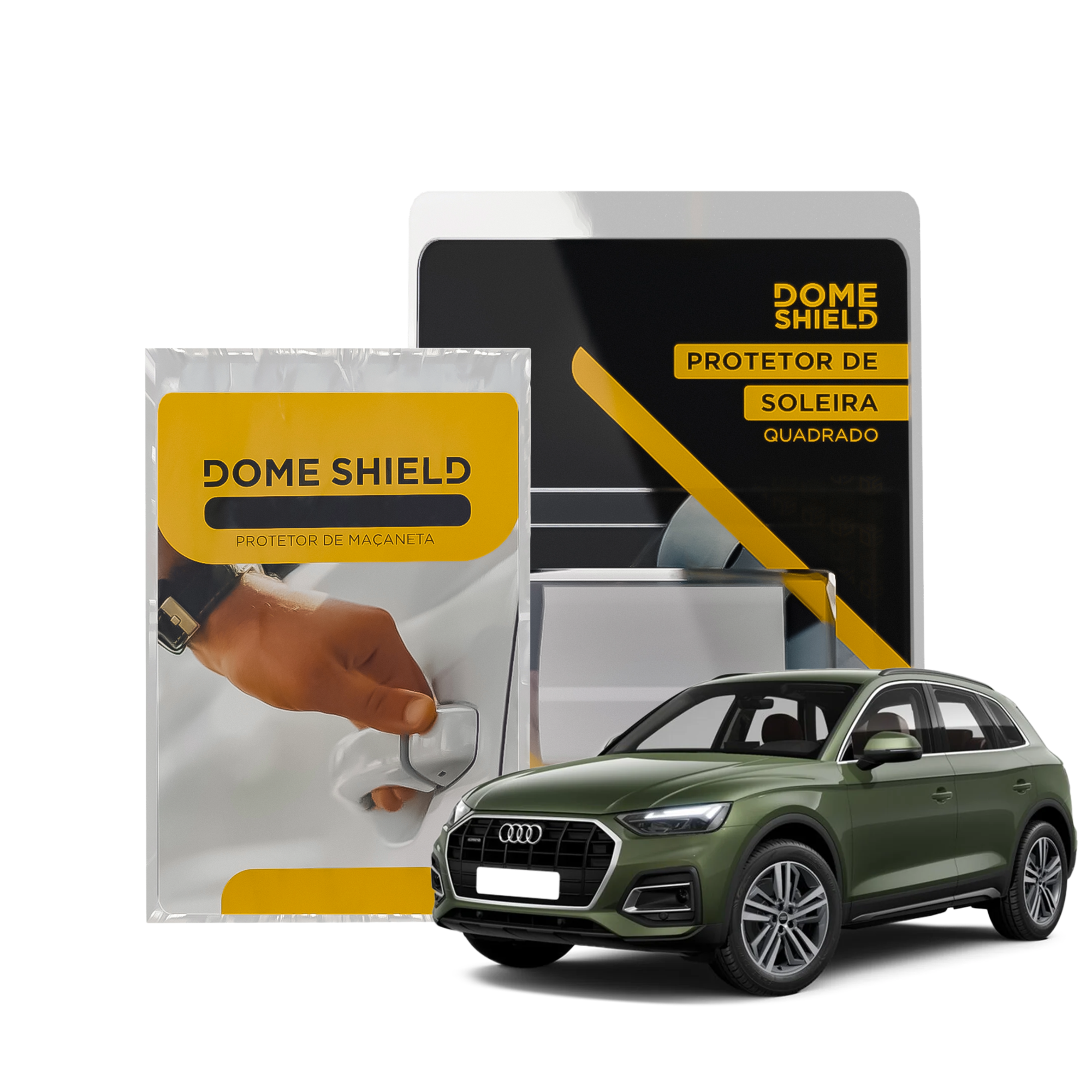 Kit PPF Película de Proteção Premium Maçaneta e Soleira - Audi Q5 | Dome Shield