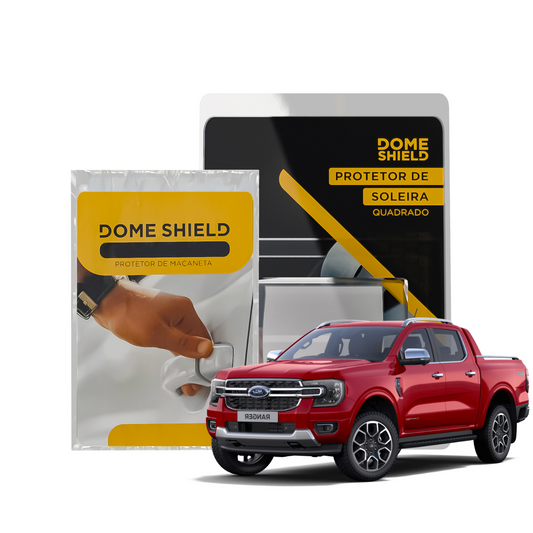 Kit PPF Película de Proteção Premium Maçaneta e Soleira - Ford Ranger | Dome Shield