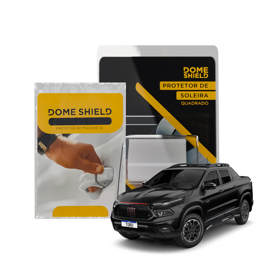 Kit PPF Película de Proteção Premium Maçaneta e Soleira - Fiat Toro | Dome Shield
