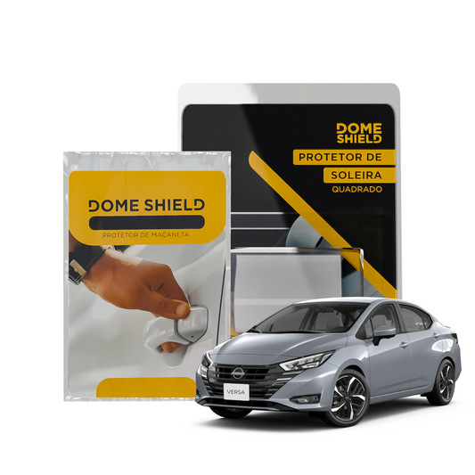 Kit PPF Película de Proteção Premium Maçaneta e Soleira - Nissan Versa | Dome Shield
