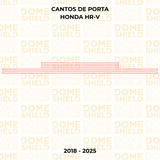 Película PPF Anti-Risco Cantos de Porta Proteção Adesiva Premium – Honda HR-V | Dome Shield