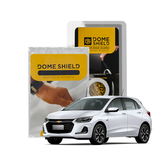Kit PPF Película de Proteção Premium Maçaneta e Cantos de Porta - Chevrolet Onix | Dome Shield