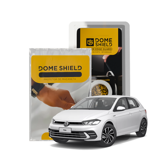 Kit PPF Película de Proteção Premium Maçaneta e Cantos de Porta - Volkswagen Polo | Dome Shield