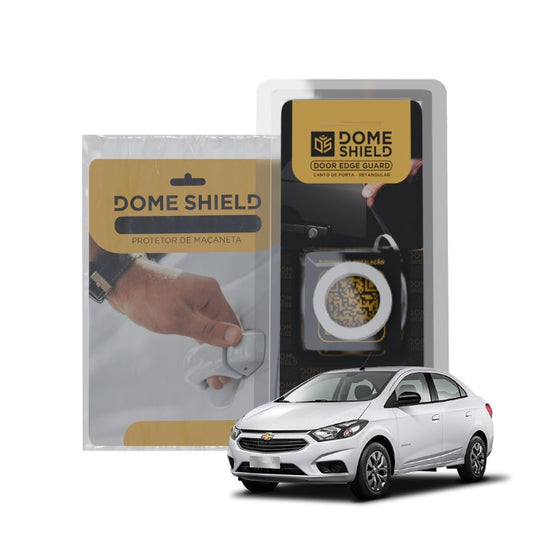 Kit PPF Película de Proteção Premium Maçaneta e Cantos de Porta - Chevrolet Prisma | Dome Shield
