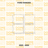 Película de Proteção de Maçanetas PPF Auto-Cura Ford Ranger - Dome Shield