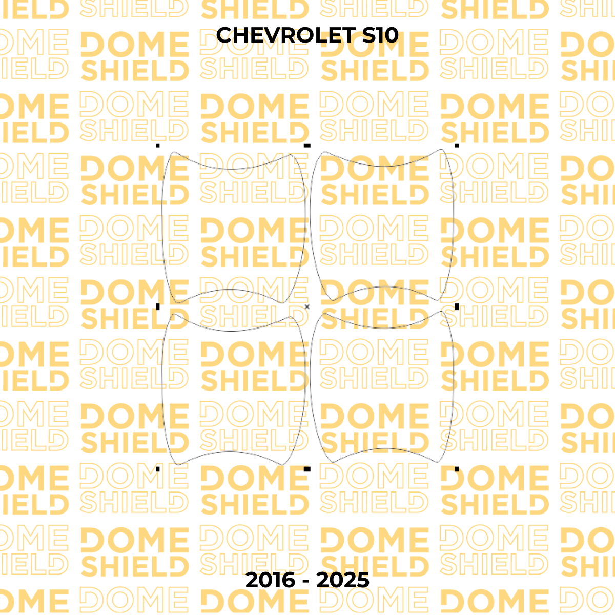 Película PPF Maçaneta Proteção Premium e Auto-Cura – Chevrolet S10 | Dome Shield