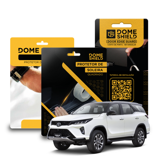 Kit PPF Película de Proteção Premium Maçaneta, Cantos de Porta e Soleira - Toyota SW4 | Dome Shield