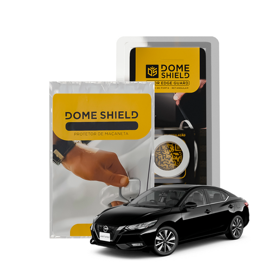 Kit PPF Película de Proteção Premium Maçaneta e Cantos de Porta - Nissan Sentra | Dome Shield