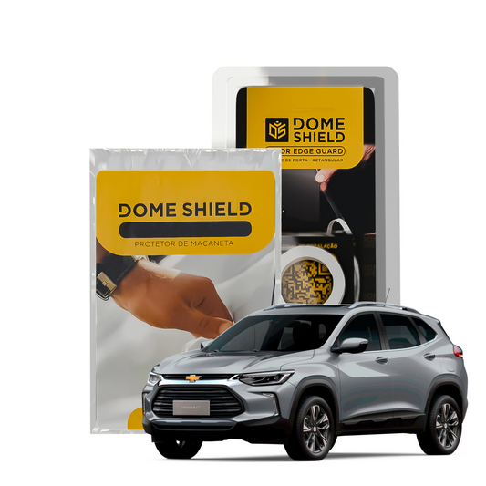 Kit PPF Película de Proteção Premium Maçaneta e Cantos de Porta - Chevrolet Tracker | Dome Shield