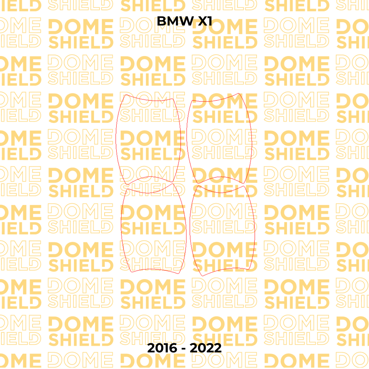 Kit PPF Película de Proteção Premium Maçaneta e Cantos de Porta - BMW X1 | Dome Shield