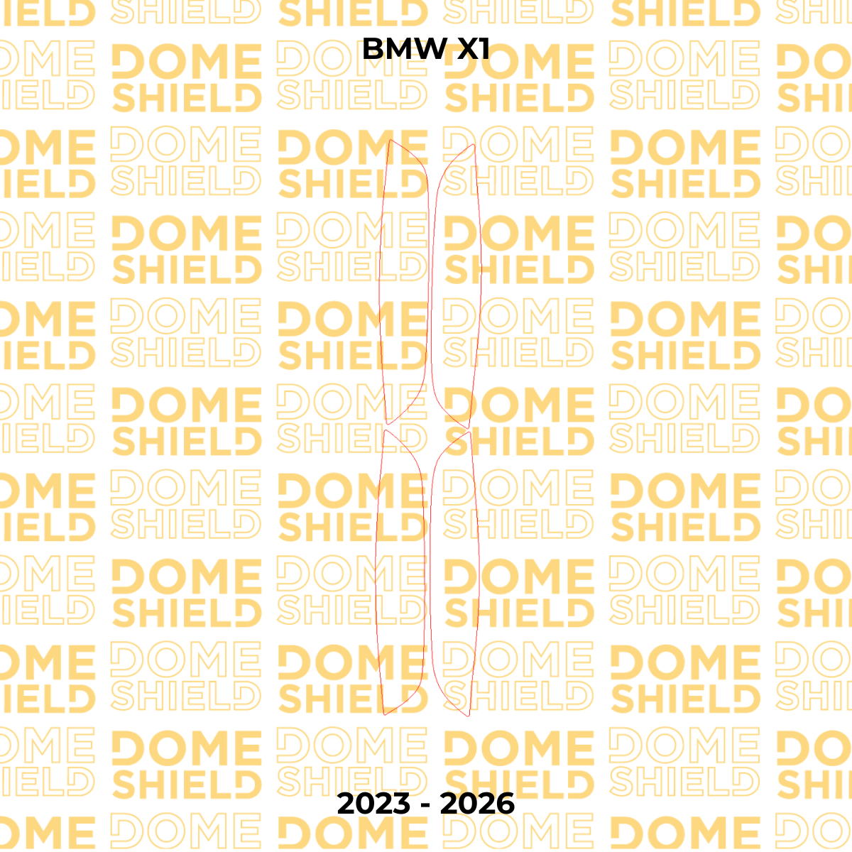 Kit PPF Película de Proteção Premium Maçaneta e Cantos de Porta - BMW X1 | Dome Shield