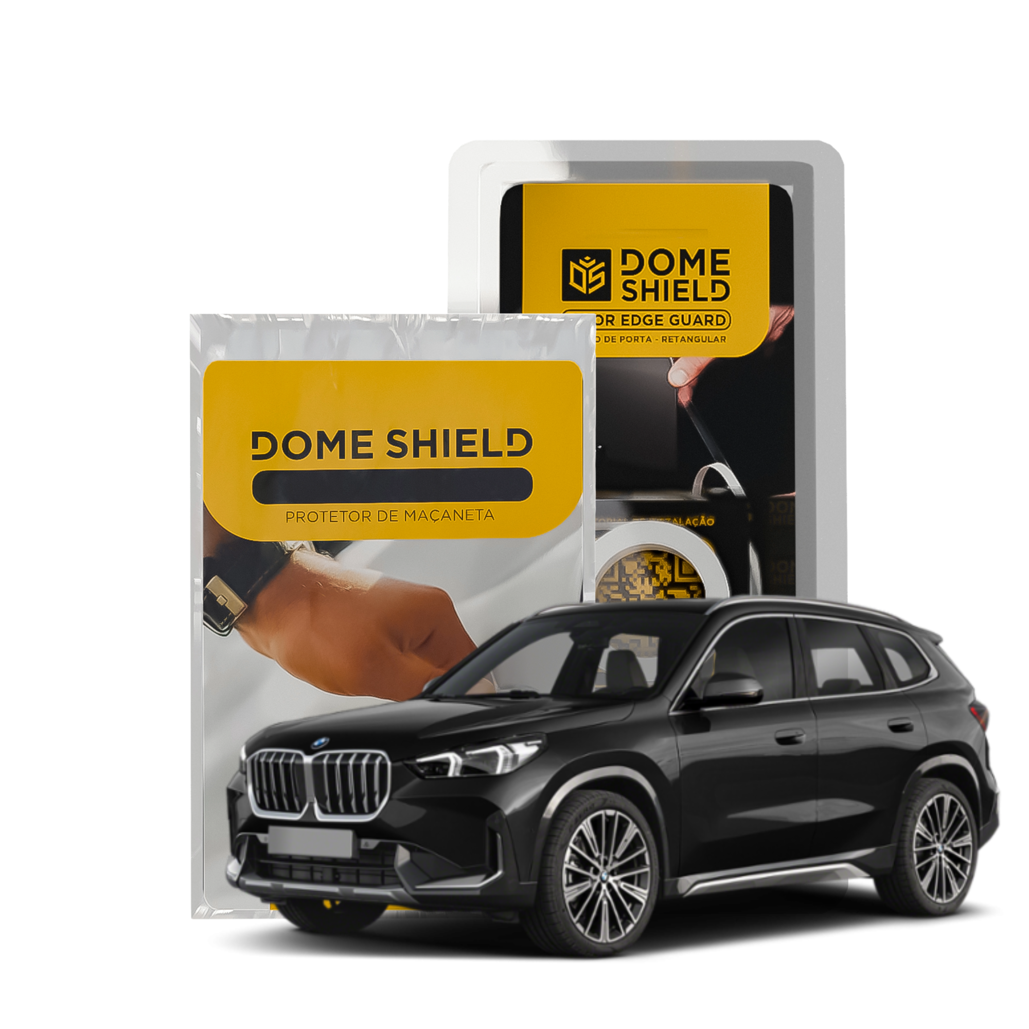 Kit PPF Película de Proteção Premium Maçaneta e Cantos de Porta - BMW X1 | Dome Shield