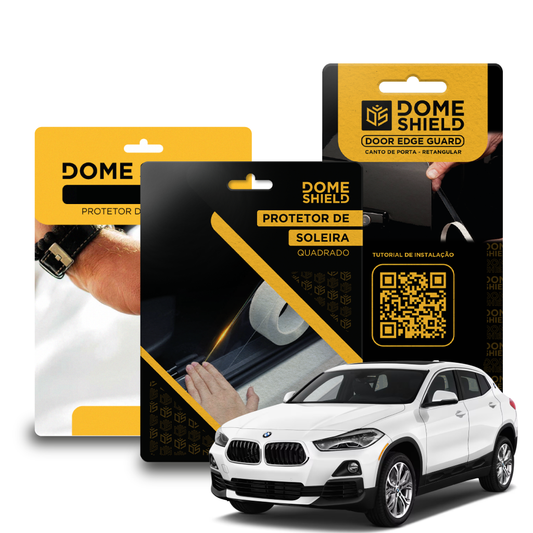 Kit PPF Película de Proteção Premium Maçaneta, Cantos de Porta e Soleira - BMW X2 | Dome Shield