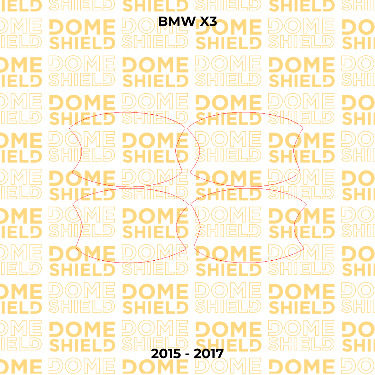 Kit PPF Película de Proteção Premium Maçaneta e Soleira - BMW X3 | Dome Shield