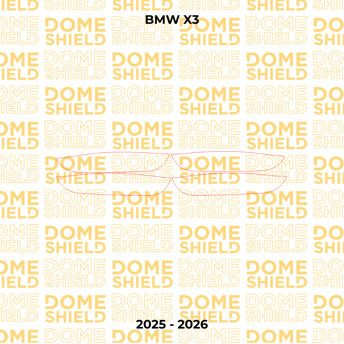 Kit PPF Película de Proteção Premium Maçaneta e Cantos de Porta - BMW X3 | Dome Shield