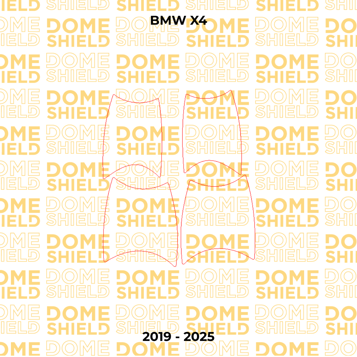 Kit PPF Película de Proteção Premium Maçaneta e Soleira - BMW X4 | Dome Shield