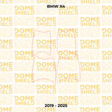 Kit PPF Película de Proteção Premium Maçaneta e Soleira - BMW X4 | Dome Shield