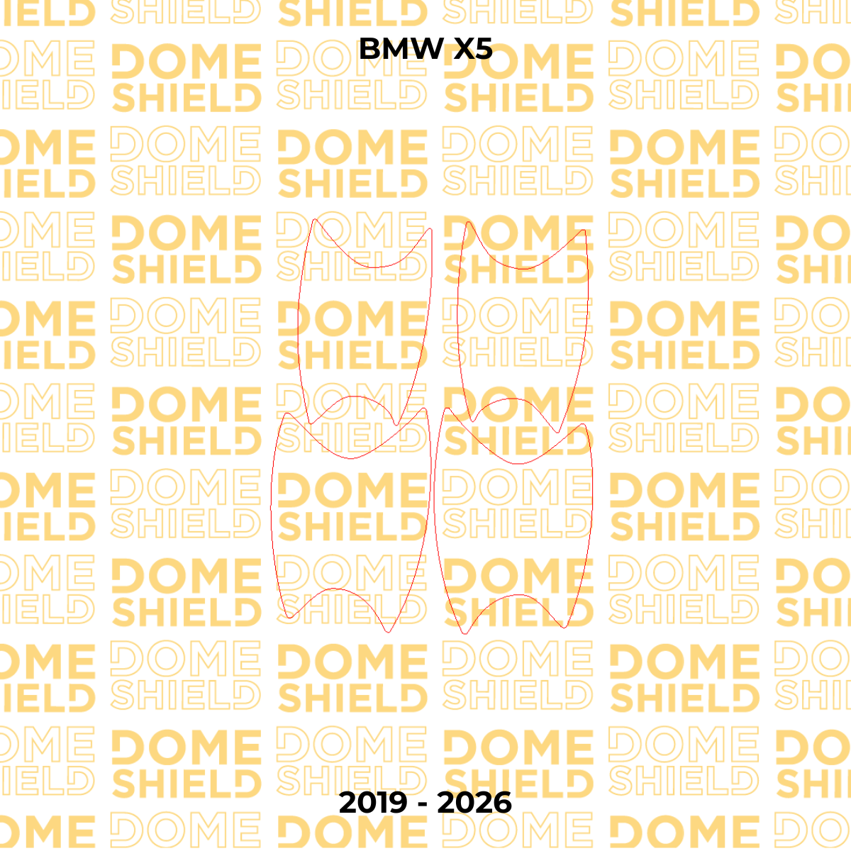 Kit PPF Película de Proteção Premium Maçaneta e Cantos de Porta - BMW X5 | Dome Shield
