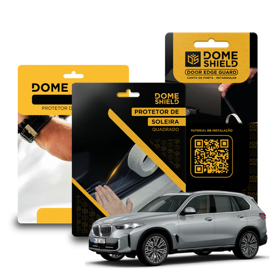 Kit PPF Película de Proteção Premium Maçaneta, Cantos de Porta e Soleira - BMW X5 | Dome Shield