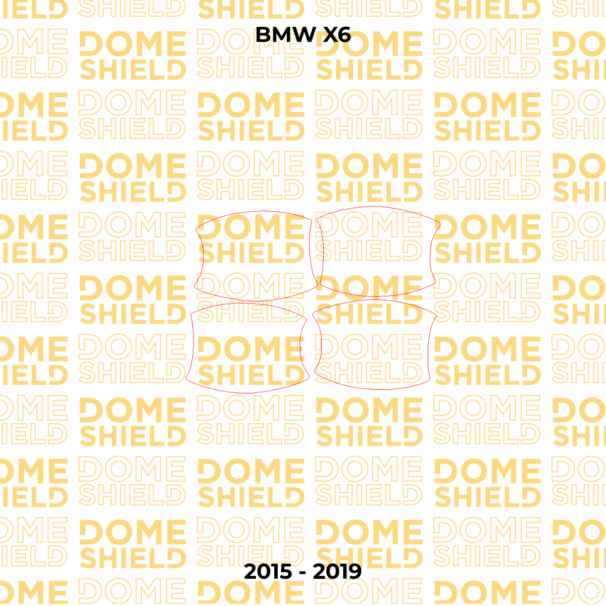 Kit PPF Película de Proteção Premium Maçaneta e Soleira - BMW X6 | Dome Shield