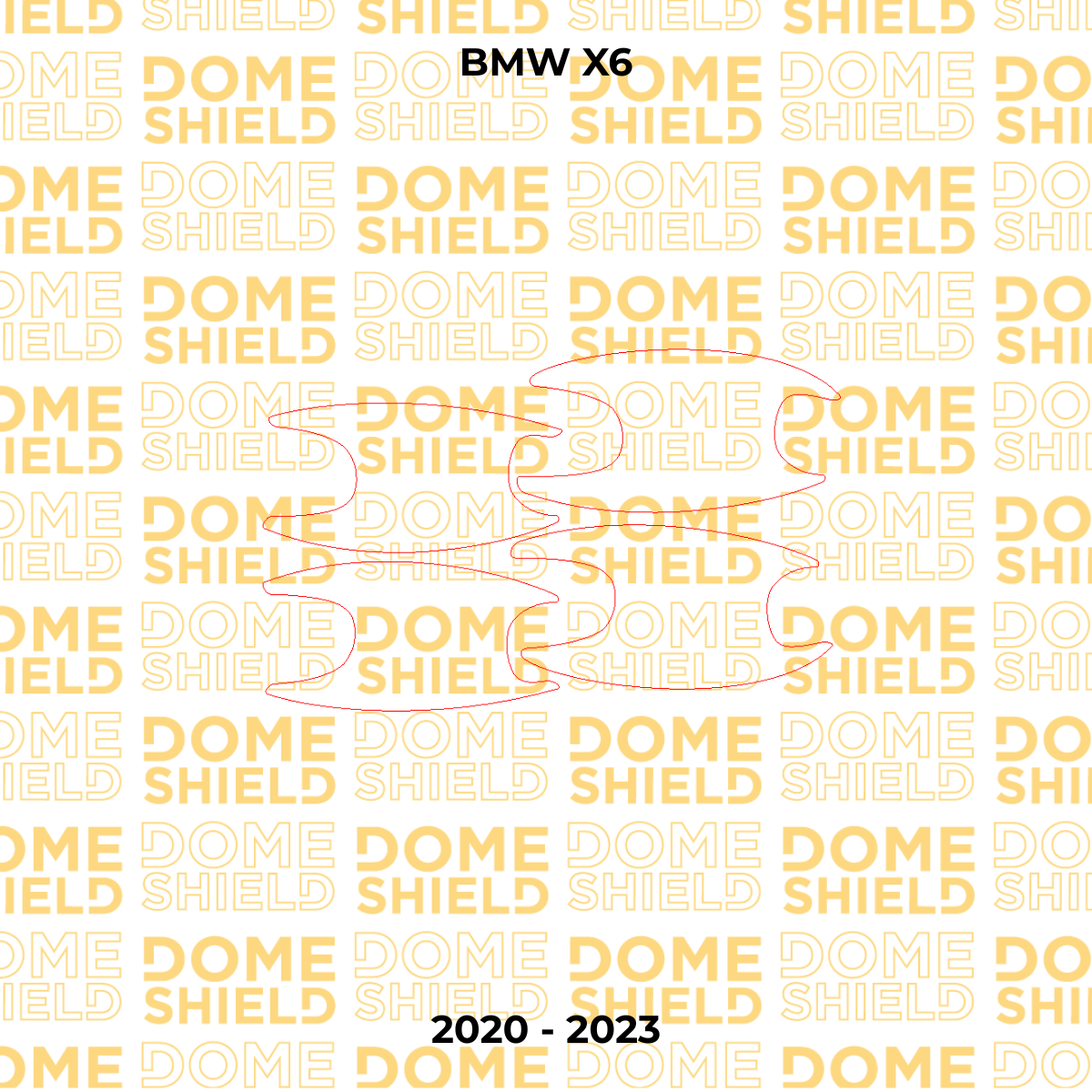 Kit PPF Película de Proteção Premium Maçaneta e Cantos de Porta - BMW X6 | Dome Shield