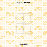 Kit PPF Película de Proteção Premium Maçaneta e Cantos de Porta - Jeep Compass | Dome Shield