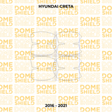 Kit PPF Película de Proteção Premium Maçaneta e Soleira - Hyundai Creta | Dome Shield