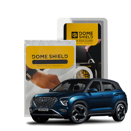 Kit PPF Película de Proteção Premium Maçaneta e Cantos de Porta - Hyundai Creta | Dome Shield