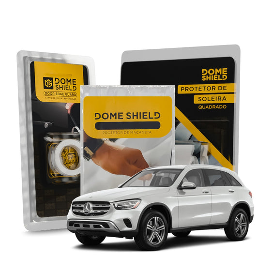 Kit PPF Película de Proteção Premium Maçaneta, Cantos de Porta e Soleira - Mercedes GLC 250 | Dome Shield