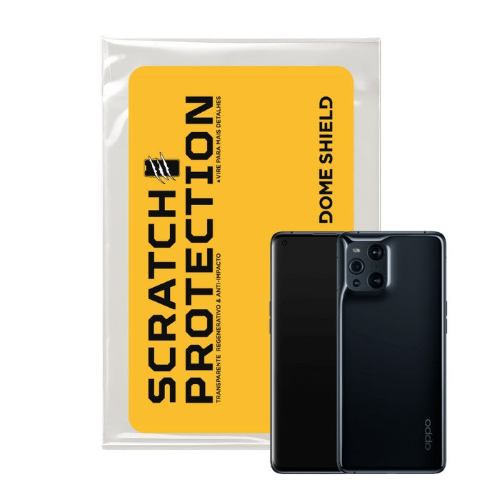 Película PPF Celular Proteção Premium Anti-Riscos, Resistente e Regenerativo – Linha Find X3 Series | Dome Shield
