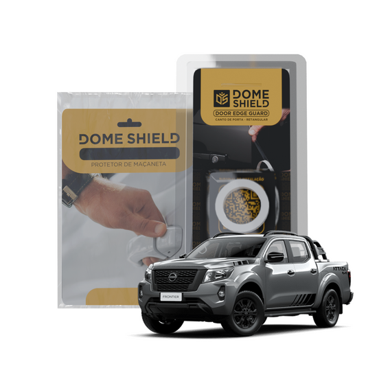 Kit PPF Película de Proteção Premium Maçaneta e Cantos de Porta - Nissan Frontier | Dome Shield