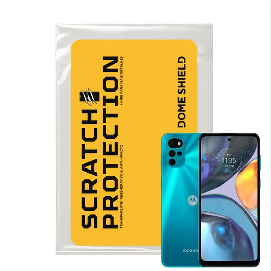 Película PPF Celular Proteção Premium Anti-Riscos, Resistente e Regenerativo –Linha Moto G22 | Dome Shield
