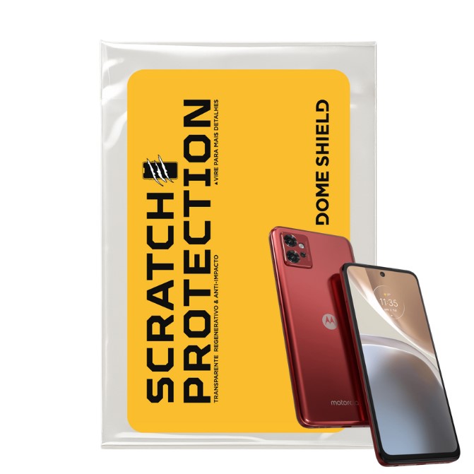 Película PPF Celular Proteção Premium Anti-Riscos, Resistente e Regenerativo – Linha Moto G32 | Dome Shield
