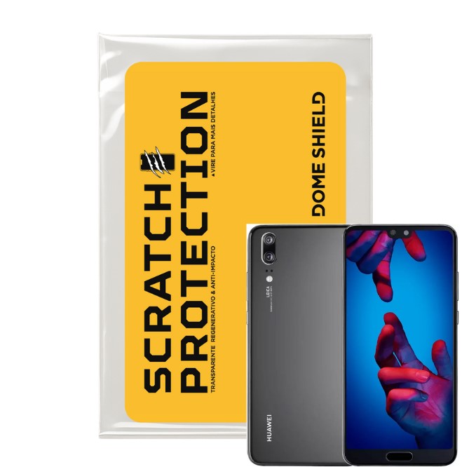 Película PPF Celular Proteção Premium Anti-Riscos, Resistente e Regenerativo – Linha Huawei P20 | Dome Shield