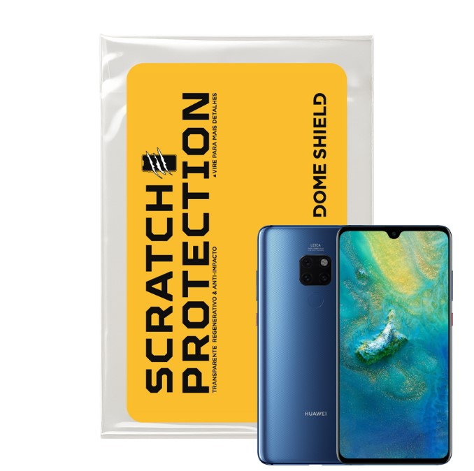 Película PPF Celular Proteção Premium Anti-Riscos, Resistente e Regenerativo – Linha Huawei Mate 20 | Dome Shield