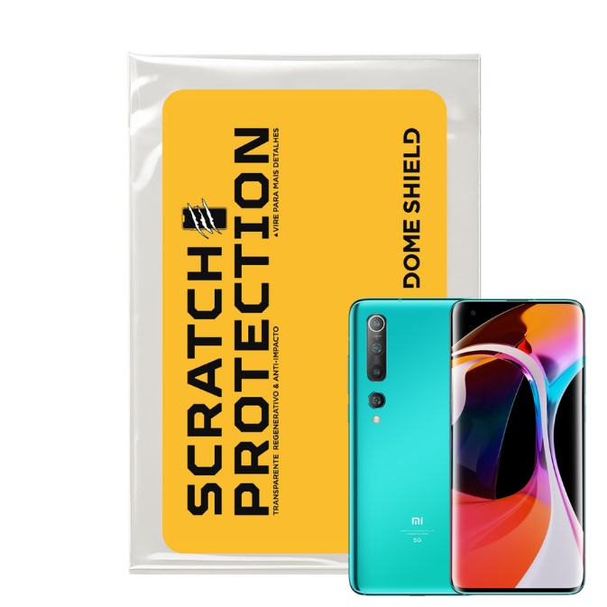 Película PPF Celular Proteção Premium Anti-Riscos, Resistente e Regenerativo – Linha Redmi Mi 10 | Dome Shield