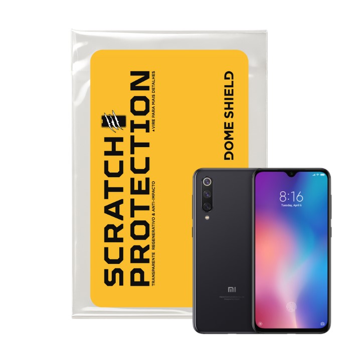 Película PPF Celular Proteção Premium Anti-Riscos, Resistente e Regenerativo – Linha Mi 9 | Dome Shield