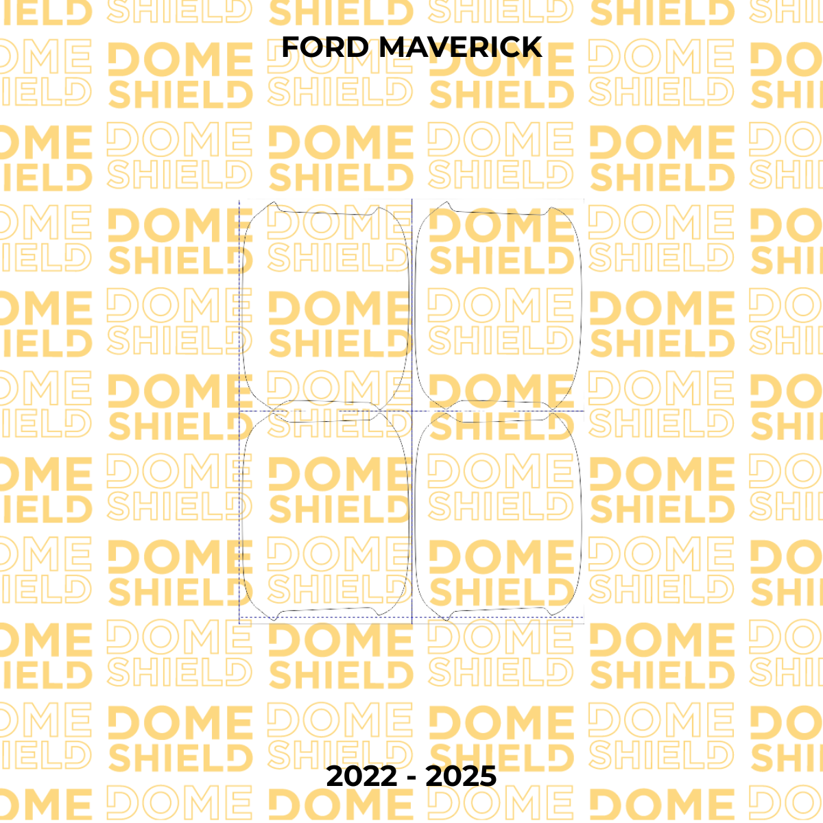 Película PPF Maçaneta Proteção Premium e Auto-Cura – Ford Maverick | Dome Shield