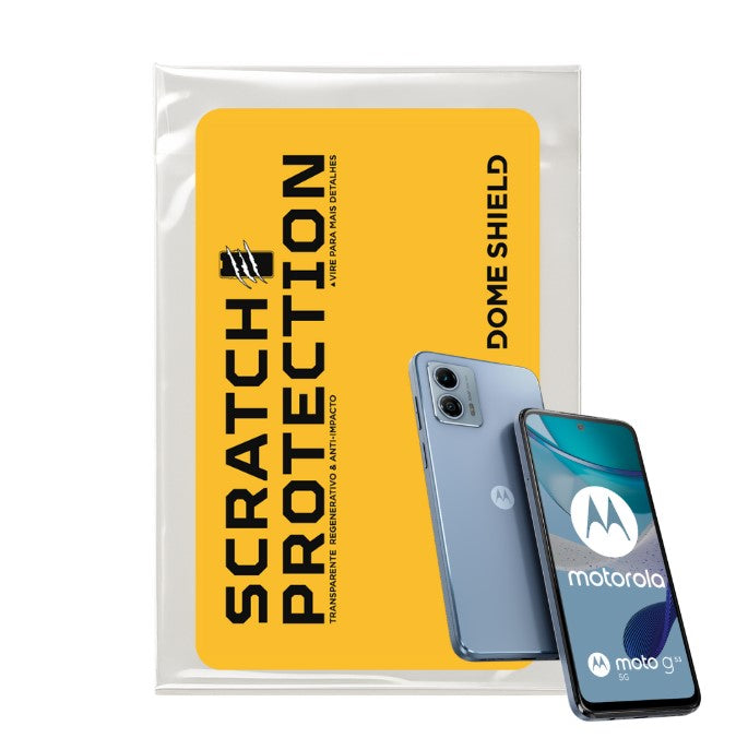 Película PPF Celular Proteção Premium Anti-Riscos, Resistente e Regenerativo – Linha Moto G53 | Dome Shield
