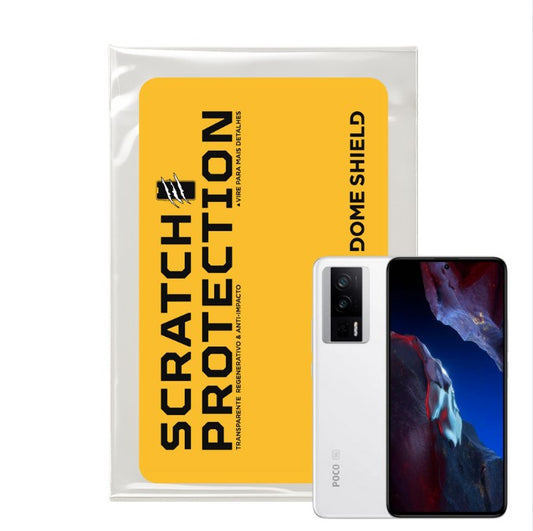 Película PPF Celular Proteção Premium Anti-Riscos, Resistente e Regenerativo – Linha POCO F | Dome Shield