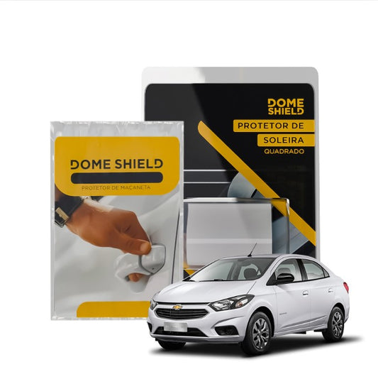 Kit PPF Película de Proteção Premium Maçaneta e Soleira - Chevrolet Prisma | Dome Shield