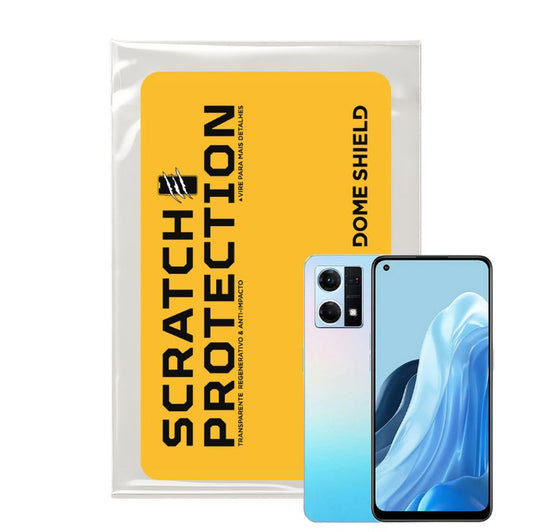 Película PPF Celular Proteção Premium Anti-Riscos, Resistente e Regenerativo – Linha Reno 7 Series | Dome Shield